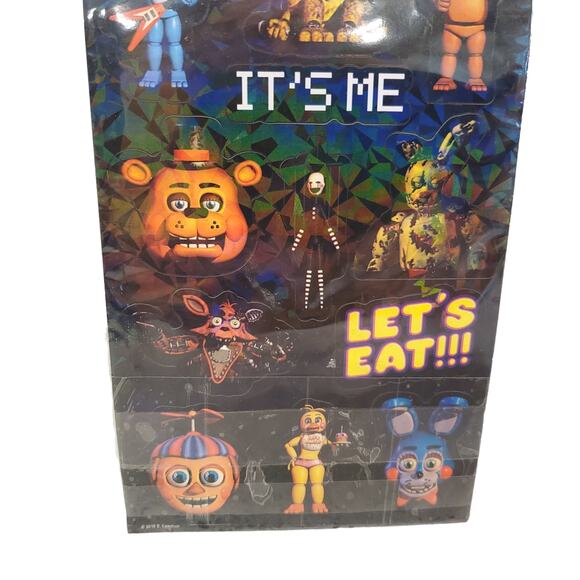 Five Nights at Freddy's Sticker Sheets 4 Sheet Sticker Pack FNAF Birthday Party - Picture 6 of 9